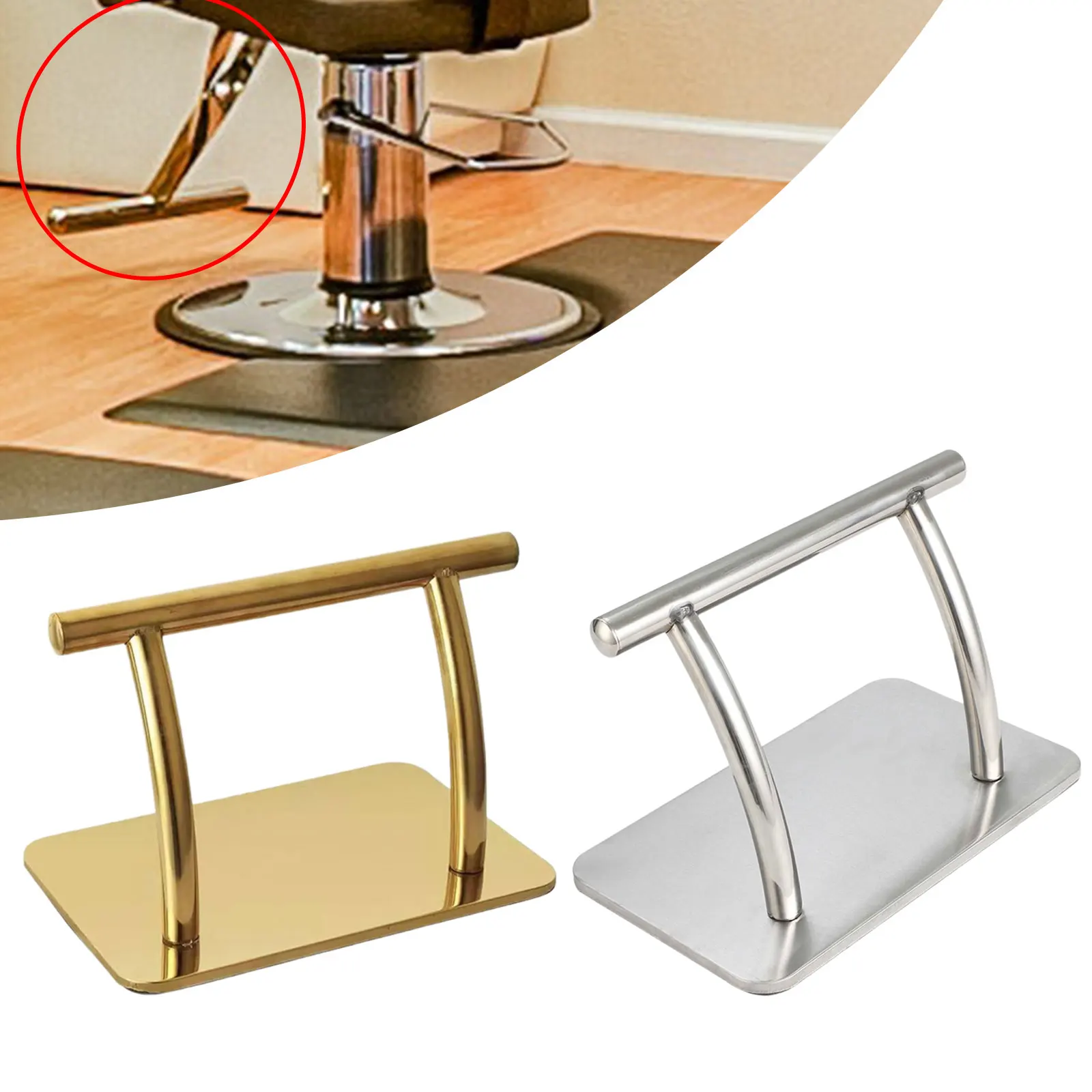 Footrest Under Desk - Stainless Steel Foot Rest for Under
