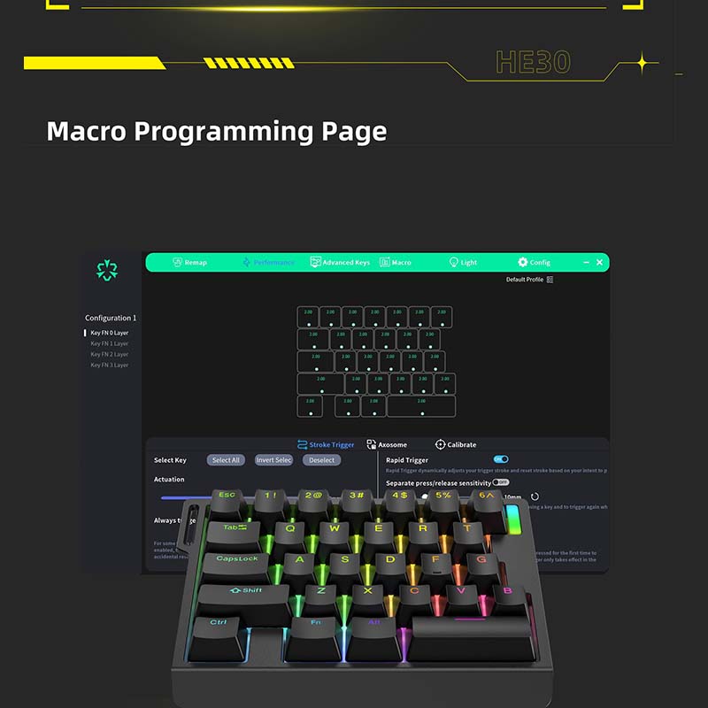 HE30 Mechanical Gaming Keyboar - Esports In Gaming 评论和价格