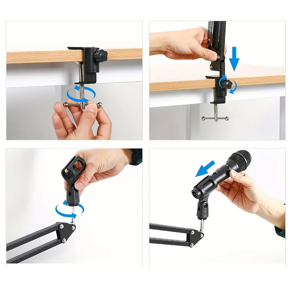 Foldable Metal Extendable Micr - Microphone Arm Boom 评论和价格