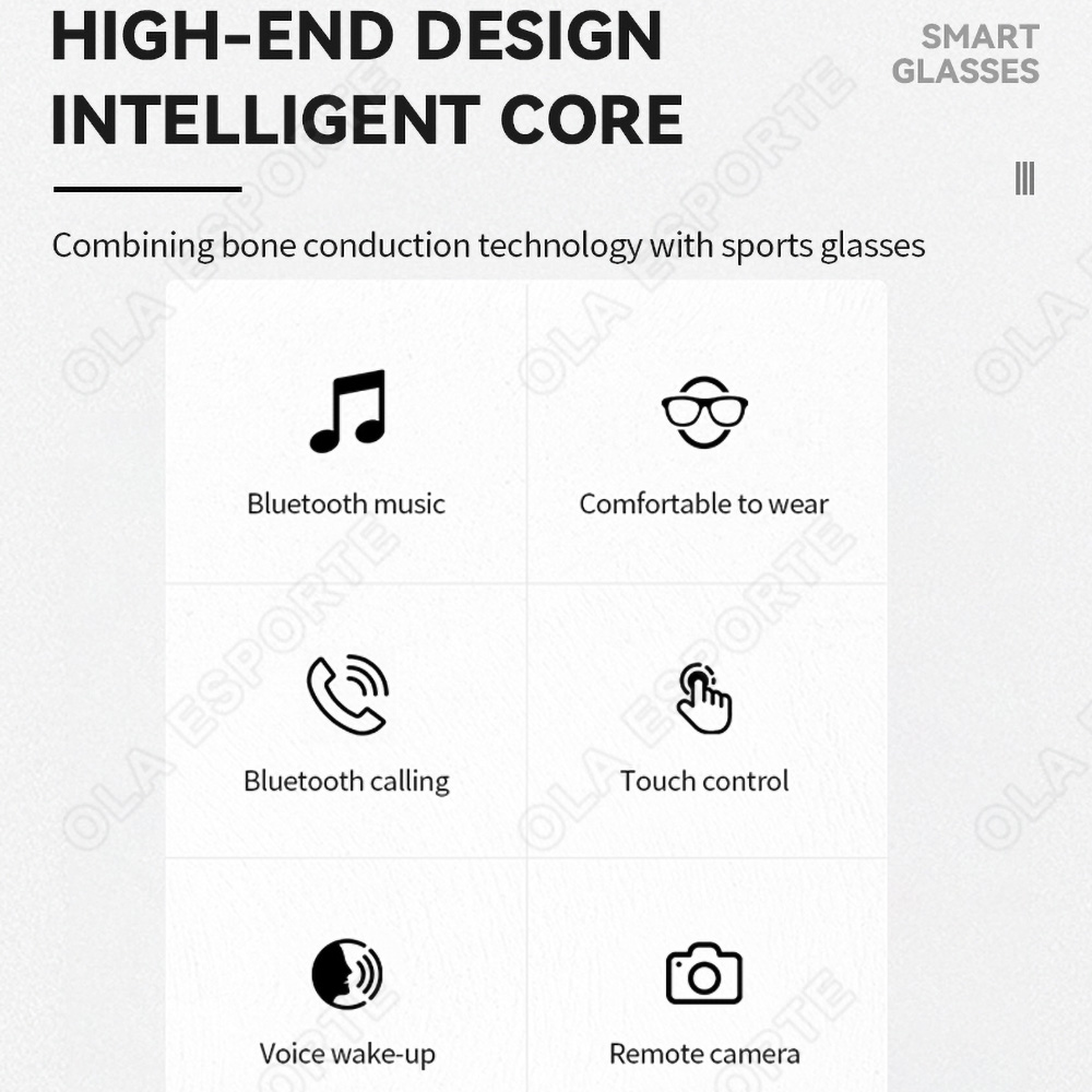 NEW Smart Glasses V5.3 Bluetoo - Esports In Gaming 评论和价格