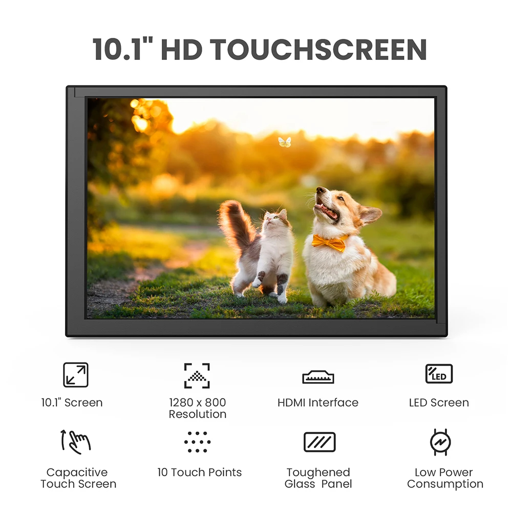 Portable HD 1280X800 Capacitiv - Gaming Monitor Curved 评论和价格
