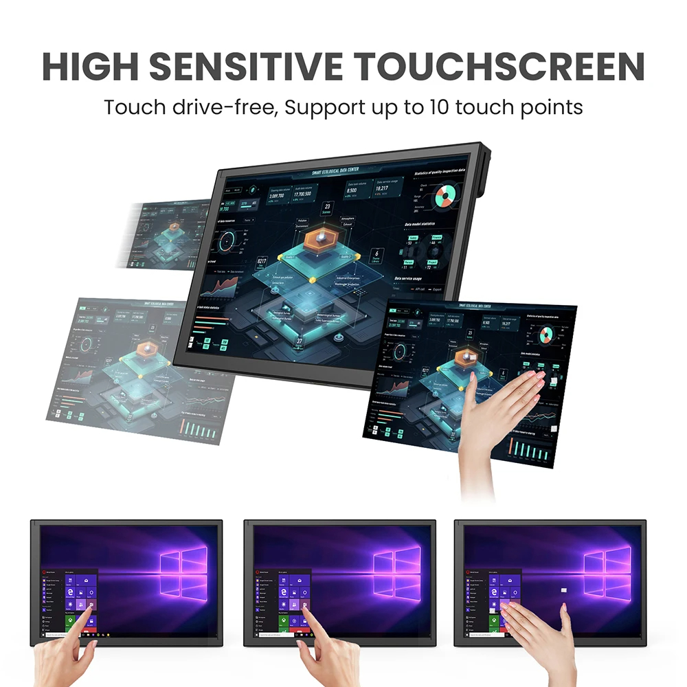 Portable HD 1280X800 Capacitiv - Gaming Monitor Curved 评论和价格