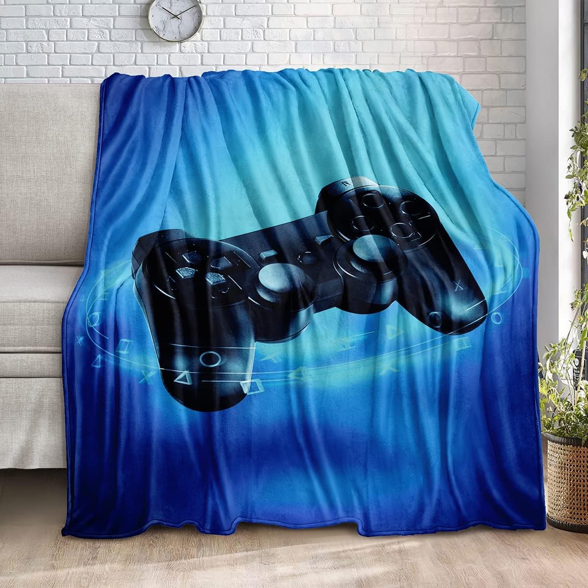 Gaming Logo Fleece Throw Blank - Esports Gaming Logos 评论和价格