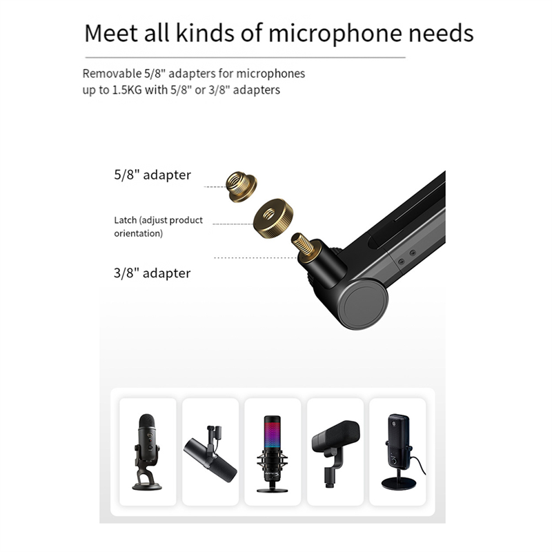 360 Degree Adjustable Micropho - Microphone Arm Boom 评论和价格