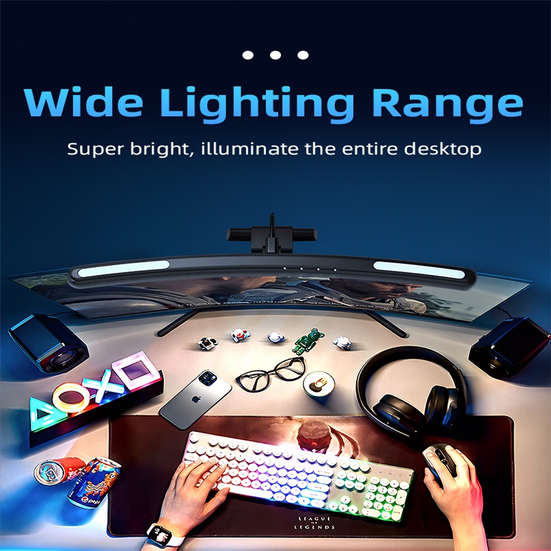 Curved LED Monitor Light Bar R - Gaming Monitor Curved 评论和价格