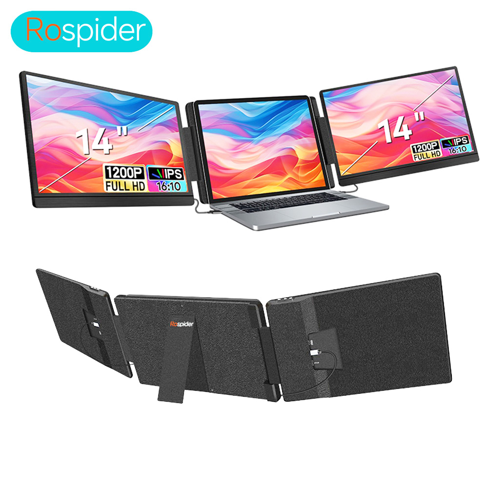 Rospider 14 to 16 Inch Dual Sc - Gaming Monitor Curved 评论和价格