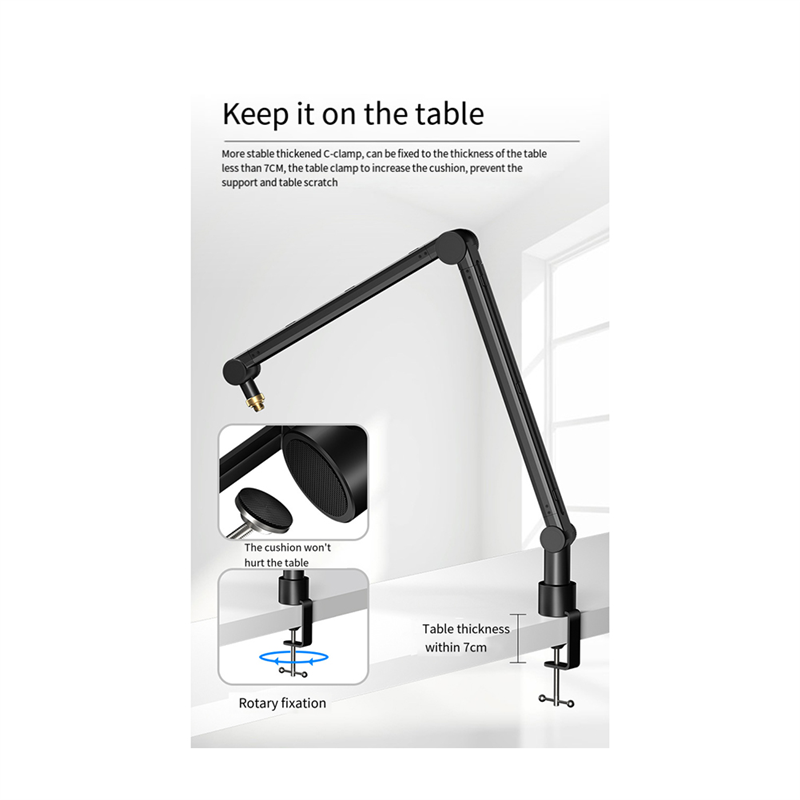 SYDS 360 Degree Adjustable Mic - Microphone Arm Boom 评论和价格