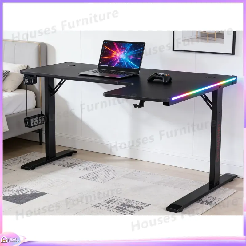Large 160cm Gaming Desk with L - Esports Pc Gaming 评论和价格